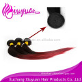 High quality light red hair weave extensions wholesale cheap ombre colored weave hair